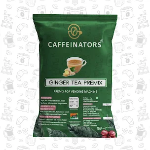 Caffeinators ginger tea premix packet